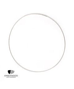 Amberwood Choker Collar Sterling Silver, 1.2 or 2.2mm